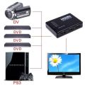 5 Port 1080P Video HDMI Switch Switcher Splitter for HDTV DVD PS3 + IR Remote