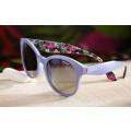 Vogue Floral Sunglasses In Lilac
