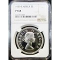 1959 5 Shillings NGC Graded PF68!!!           FINEST KNOWN and PERFECT!!!!!