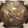 1890 German East Africa Rupie NGC Graded MS65-A Magnificent GEM!!!