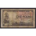 "RESERVED FOR BBHAVIK" Union of South Africa: 1 Pound W.H Clegg 1st Issue 22 September 1921