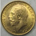 1928 Union of South Africa Sovereign-UNC