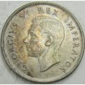 1937 Union of South Africa Shilling-Colourful AUNC