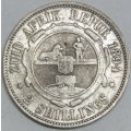1894 ZAR 2 Shillings