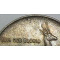 1966 Republic of South Africa  Silver Rand "TAGGED EAR"