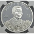 2018 Nelson Mandela Life of a Legend Robben Island SR1 NGC Graded PF70 Ultra Cameo