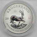 9 x 2017 Silver 1 Ounce Krugerrand 50th Anniversary  Premium Uncirculated with COA and Pouch