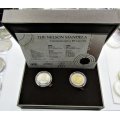 Nelson Mandela Commemorative R5 Prooflike and Lazer Frosted  Coin Set