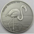 2016 Ghana Flamingo Silver 1 Ounce 5 Cedis