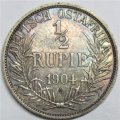 1904A German East Africa 1/2 Rupie