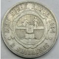 1894 ZAR 2 Shillings
