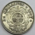 1897 ZAR 2 1/2 Shillings