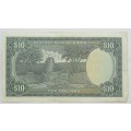 Rhodesia 10 Dollars 1st March  1976
