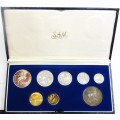 1989 Republic of South Africa Proof Set in original box of issue