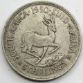 1950 Union of South Africa  5 Shillings