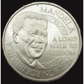 1993 Long Walk To Freedom Mandela Nobel Peace Prize  999 Silver Medallion
