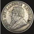 1895 ZAR 2 1/2  Shillings