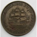 1929 Union of South Africa   Half   Penny