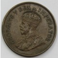 1929 Union of South Africa   Half   Penny