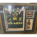 Rugby Frame Nados Limited Edition Signed by Victor Matfield and Bakkies Botha