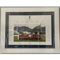 Cricket Frame Signed by the full England T20 Touring Team 2021/22