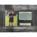 Rugby Frame Signed By All Black Legend Justin Marshall