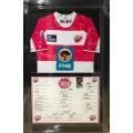 Rugby Varisty Cup Jersey with Signatures