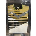 Soccer Frame with Jersey Signed By Neil Tovey