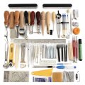 Leather Carft Tool Kit 60pcs Stitching Engraving Handmade Leather Craft DIY Tools