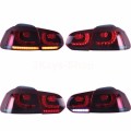 LED Taillights for Volkswagen GOLF6/ GOLF R/GOLF GTI Red Smoke VW Rear Lights 2010-2014 Assembly wit