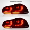 LED Taillights for Volkswagen GOLF6/ GOLF R/GOLF GTI Red Smoke VW Rear Lights 2010-2014 Assembly wit