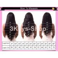 Human Hair Lace Front Wigs  130% Density 13x4 Brazilian Deep Wave Lace Front Wigs  (20")