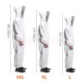 Professional Large Body Beekeeping Bee Keeping Suit Anti Bee Suit Beekeeping Clothing Protective Whi