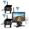 Wireless Car Backup Camera and Monitor Kit, Waterproof Night Vision Wireless Rear View Camera 7 Inch