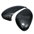 2 PCS Carbon Fibre Wing Door Rearview Mirror Cover for Ford for Fiesta MK7 2009 2010 2011 2012 2013