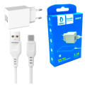 DC02V Dual-port adapter with High Speed micro USB Charging Data Cable 2.1A output