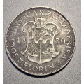 1930 Florin / Two Shilling Low Mintage of 267 078