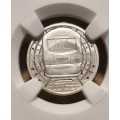 2012 Flypress 2.5 Cent NGC MS 68 , Gautrain, Durban Coin Show Mint Mark