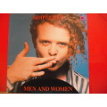 RARE!!! SIMPLY RED - MEN AND WOMEN VINYL, LP, RECORD.