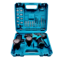 Cordless Lithium-Ion Drill and Screwdriver Set 12V with two batteries