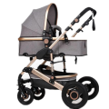 Baby Stroller 2 in 1 Foldable Pram