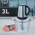 3L Stainless Steel Meat Grinder with 3 Speed Modes