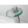 Nevenoe LED Glass Bathroom Tap Faucet Mixer - Changes Colour on Water Temperature
