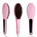 Electric Fast Hair Straightener Brush Comb with LCD Display