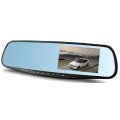 HD 4.3 inch Vehicle Rearview Parking Assist Camera with Mirror + Front Dash Camera
