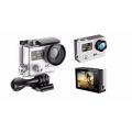 VR360 Dual Screen 4K Ultra HD Slim Waterproof Action Camera with Remote Control and WiFi