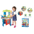 Kids Pretend Kitchen Playset with Light and Sound - Pink or Blue