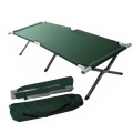 Hazlo Large Camping Stretcher Bed with Carry Bag  - Blue