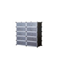 10 Compartment Cubical Shoe Storage Rack Organizer Holder (Second hand)