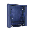 Hazlo Large Multi Compartment Fabric Wardrobe Closet (Clothes Storage)